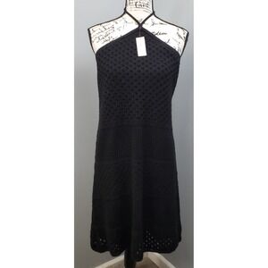 Old Navy | Dresses | Old Navy Black Ribbed Halter Sheath Dress | Poshmark
